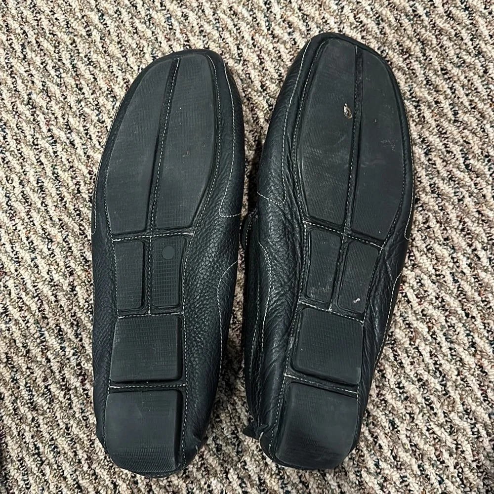 Men’s alfani leather slip on shoes